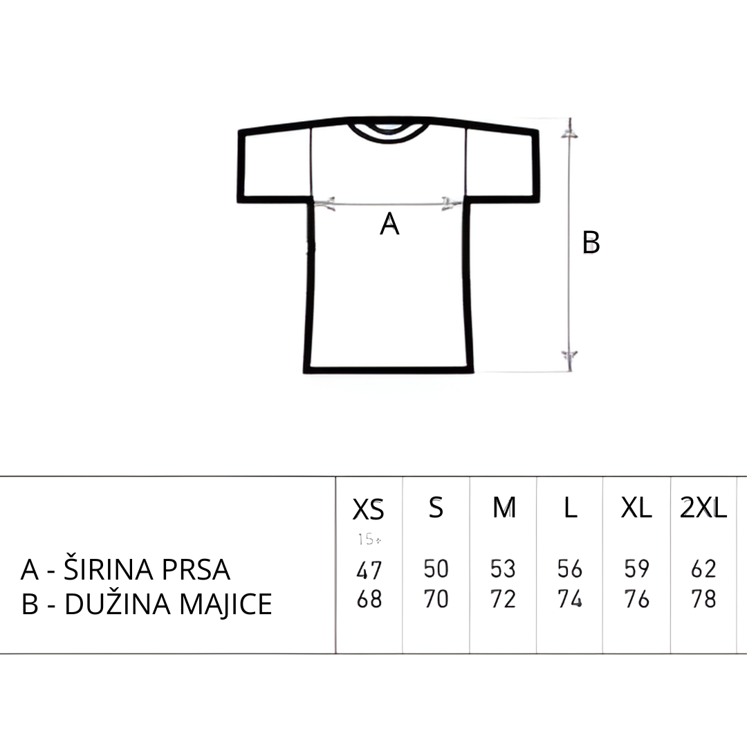 Majica Zmajevi Black/White